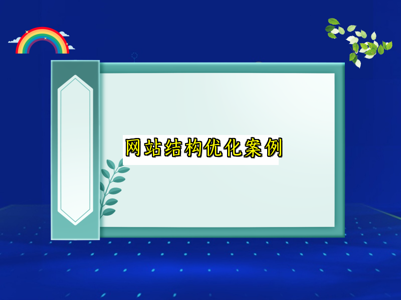 网站结构优化案例