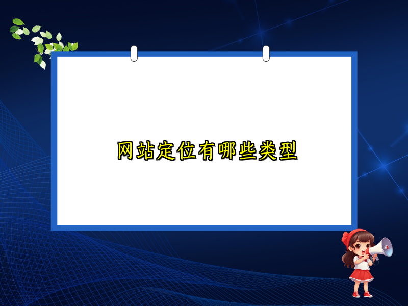 网站定位有哪些类型
