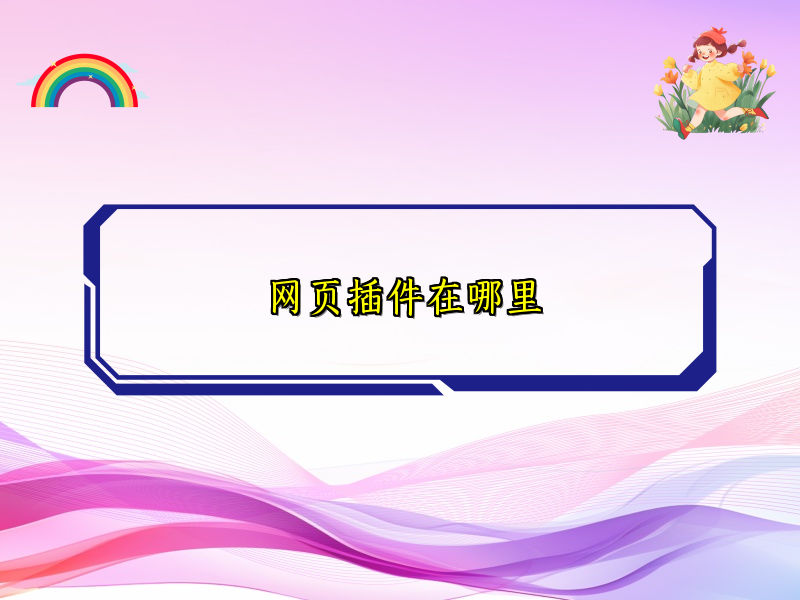 网页插件在哪里