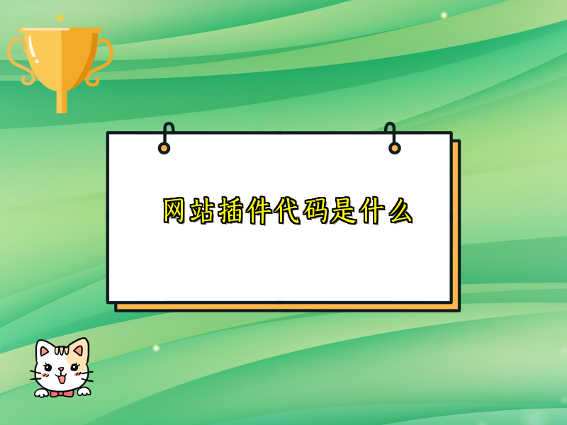 网站插件代码是什么