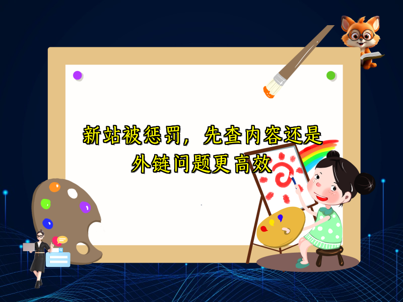 新站被惩罚，先查内容还是外链问题更高效