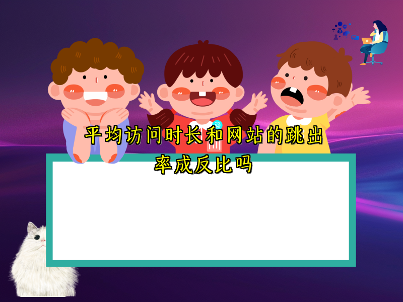 平均访问时长和网站的跳出率成反比吗