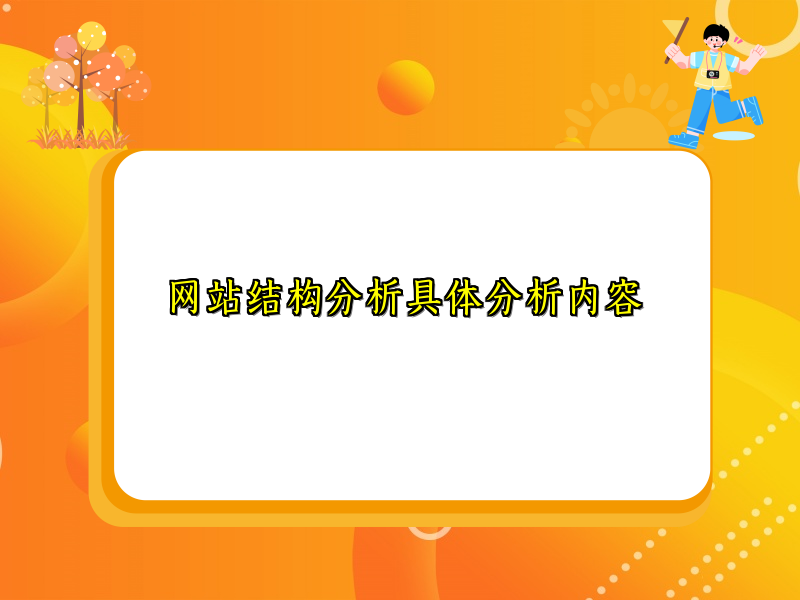 网站结构分析具体分析内容
